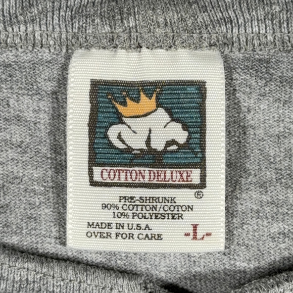 Vintage General Motors Shirt Adult LARGE Gray Desert Proving Ground GM USA 90s - Picture 5 of 9